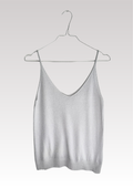 TOP À PAILLETTES BLANC