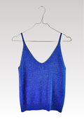 TOP À PAILLETTES BLEU ROI