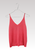 TOP À PAILLETTES ROUGE PASTÈQUE